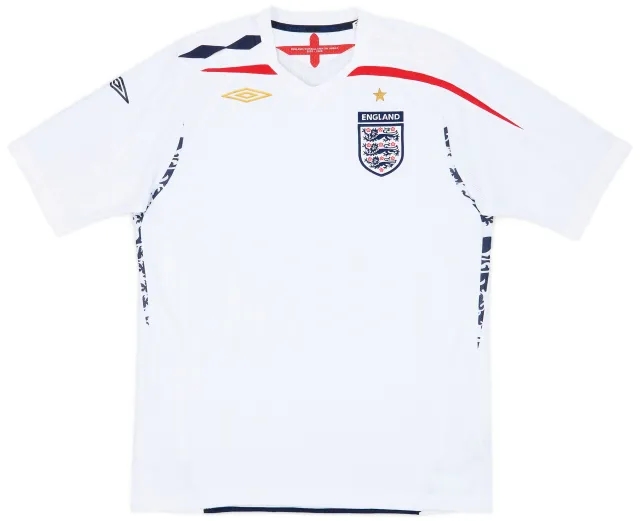 2007-09 England Home Shirt - 5/10 - (L)