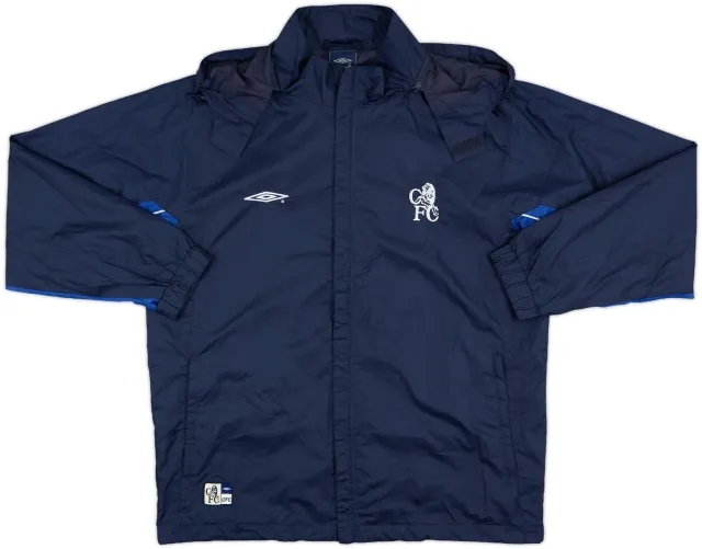 2002-03 Chelsea Umbro Hooded Rain Jacket - 8/10 - (S)