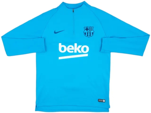 2019-20 Barcelona Nike 1/4 Zip Drill Top - 8/10 - (M)