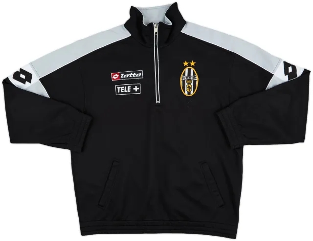 2000-01 Juventus Lotto 1/4 Zip Drill Top - 8/10 - (XL)