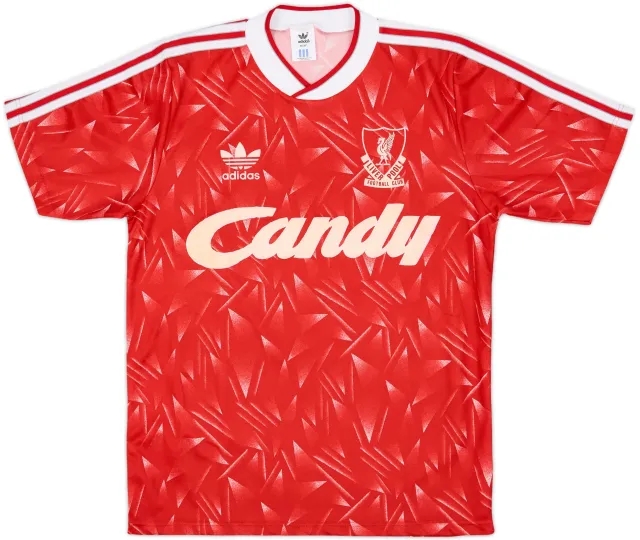 1989-91 Liverpool Home Shirt - 7/10 - (S)