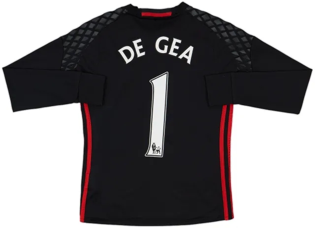 2016-17 Manchester United GK Shirt De Gea #1 - 8/10 - (M.Boys)