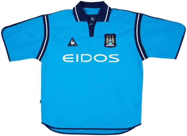 2001-02 Manchester City Home Shirt - 9/10 - (L)