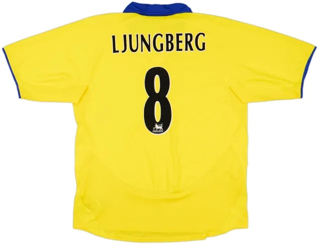 2003-05 Arsenal Away Shirt Ljungberg #8 - 9/10 - (L)