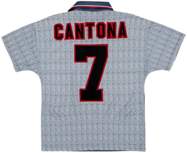 1995-96 Manchester United Away Shirt Cantona #7 - 9/10 - (Y)