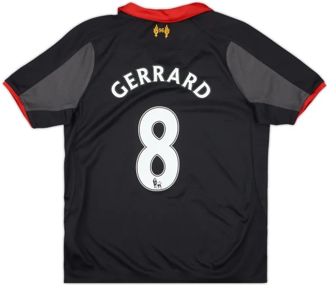 2014-15 Liverpool Third Shirt Gerrard #8 - 8/10 - (S.Boys)