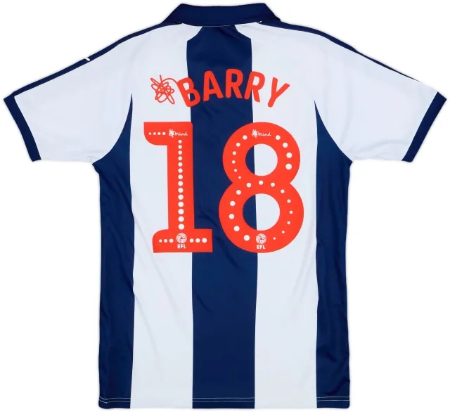 2018-19 West Brom Home Shirt Barry #18 - 9/10 - (S)