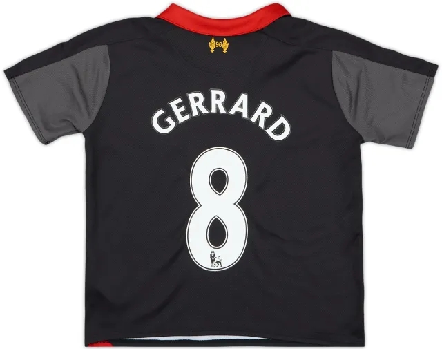 2014-15 Liverpool Third Shirt Gerrard #8 - 9/10 - (4-5 Years)