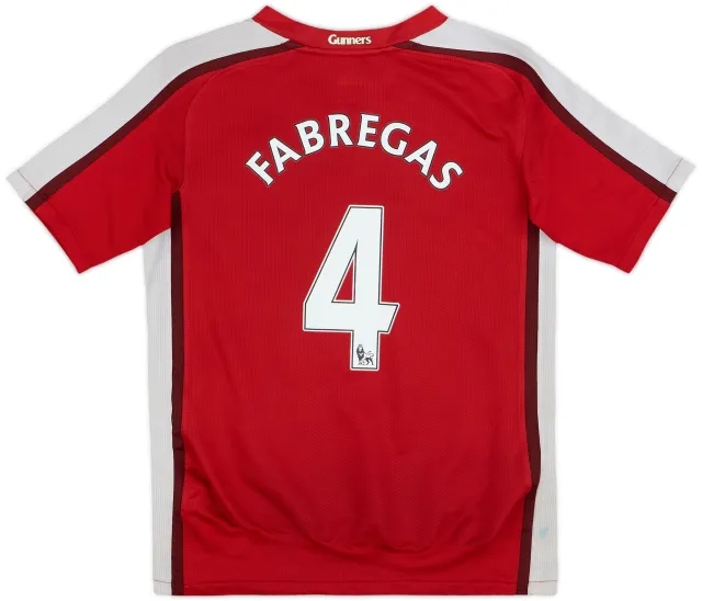 2008-10 Arsenal Home Shirt Fabregas #4 - 5/10 - (S.Boys)