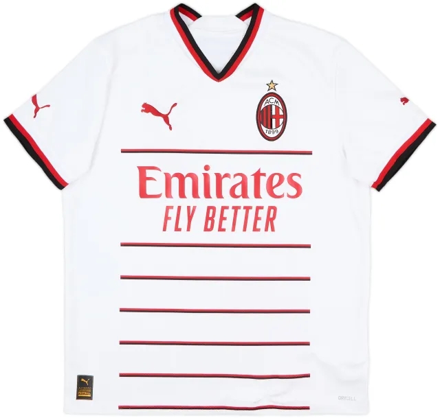 2022-23 AC Milan Away Shirt - 8/10 - (L.Boys)