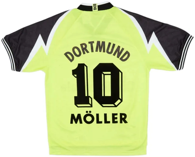 1995-96 Borussia Dortmund Home Shirt Moller #10 - 8/10 - (S)