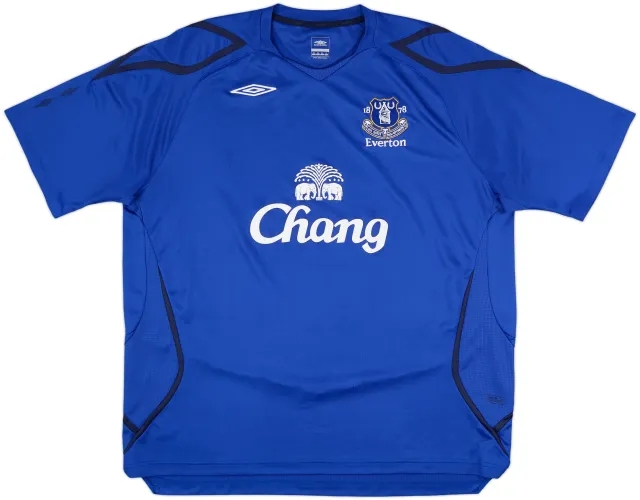 2007-08 Everton Umbro Training Shirt - 8/10 - (3XL)