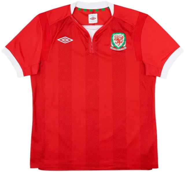 2011-12 Wales Home Shirt - 9/10 - (M)