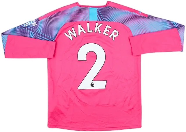 2019-20 Manchester City GK Shirt Walker #2 - 9/10 - (L.Boys)