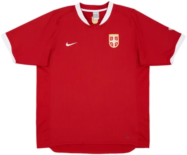 2007-08 Serbia Home Shirt - 8/10 - (XL)