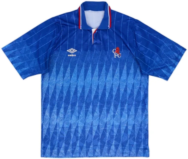 1989-91 Chelsea Home Shirt - 7/10 - (L)