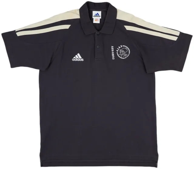 2001-02 Ajax adidas Polo Shirt - 9/10 - (XL)