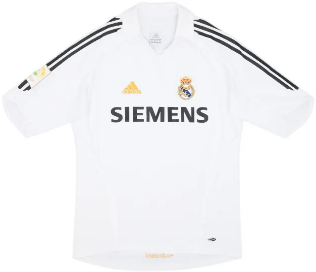 2005-06 Real Madrid Home Shirt - 4/10 - (S)