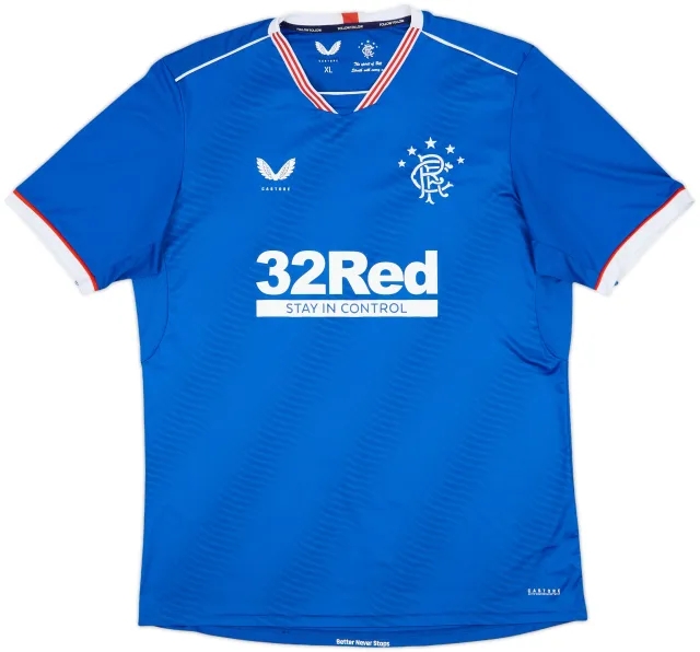 2020-21 Rangers Home Shirt - 7/10 - (XL)