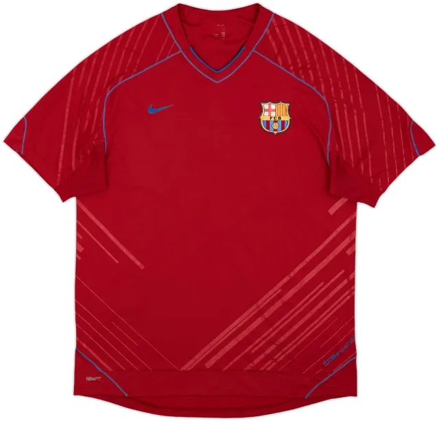 2007-08 Barcelona Nike Training Shirt - 7/10 - (XL)