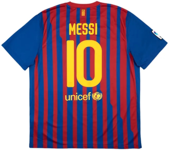 2011-12 Barcelona Home Shirt Messi #10 - 6/10 - (XL)