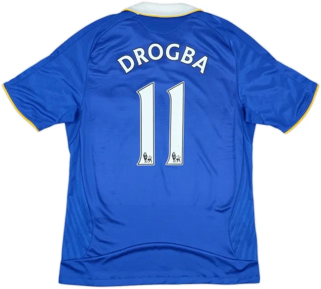 2008-09 Chelsea Home Shirt Drogba #11 - 7/10 - (XL)