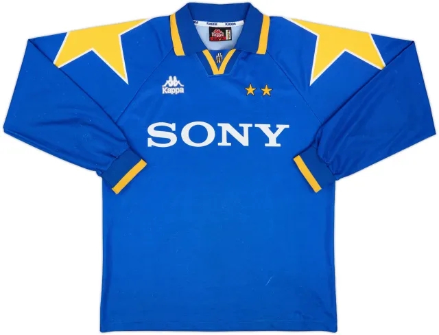 1995-96 Juventus Away L/S Shirt - 7/10 - (L)