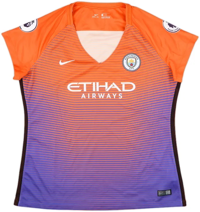 2016-17 Manchester City Third Shirt - 9/10 - (Women's XL)
