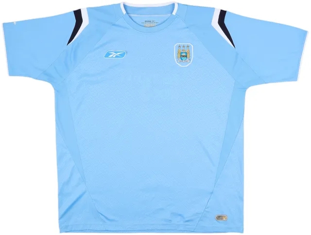 2005-06 Manchester City Home Shirt - 3/10 - (XL)