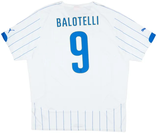 2014-15 Italy Away Shirt Balotelli #9 (3XL)