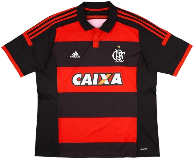 adidas Flamengo Mens SS Home Shirt 2014/15