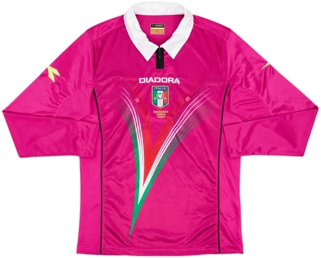 2009-10 Italy Diadora Referee L/S Shirt - 9/10 - (S)