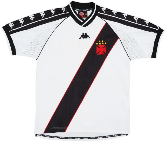 Kappa Vasco da Gama Mens SS Away Shirt 1999/00