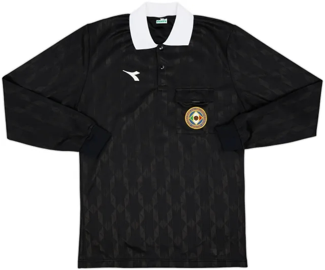 1990s Italy FIGC Diadora Referee L/S Shirt - 9/10 - (L)