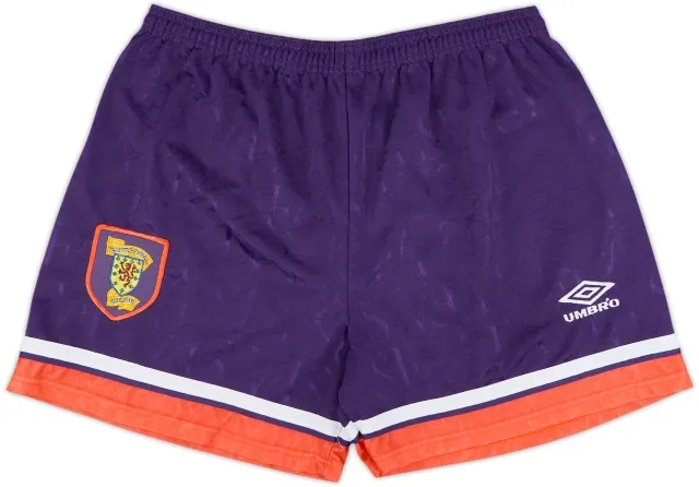 Umbro Scotland Mens Away Shorts 1993