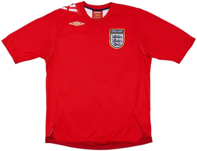 2006-08 England Away Shirt - 5/10 - (L)