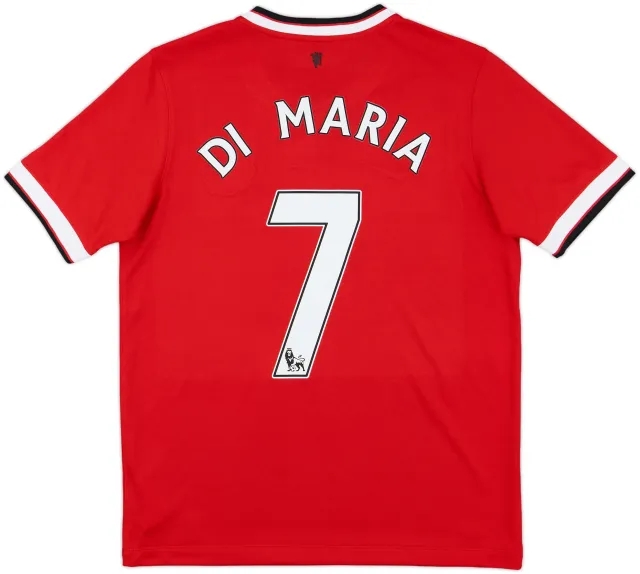 2014-15 Manchester United Home Shirt Di Maria #7 - 8/10 - (XL.Boys)