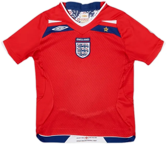2008-10 England Away Shirt - 8/10 - (S.Boys)