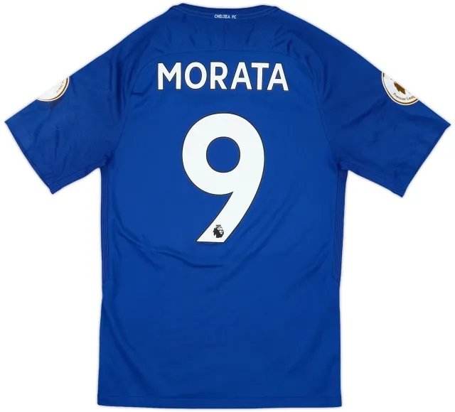 2017-18 Chelsea Home Shirt Morata #9 - 8/10 - (S)