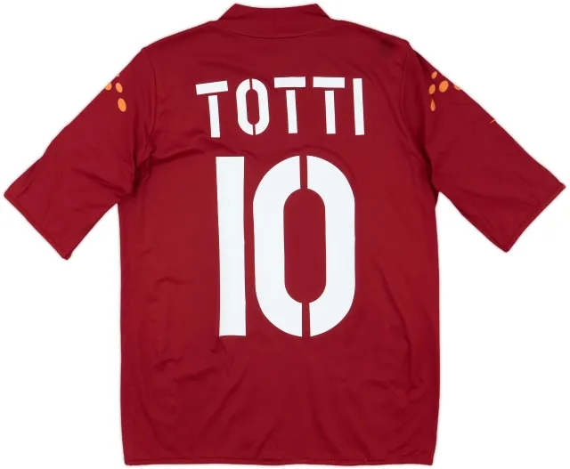 2003-04 Roma Home Shirt Totti #10 - 7/10 - (S)
