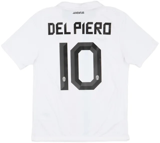 2010-12 Juventus Away Shirt Del Piero #10 - 7/10 - (M)