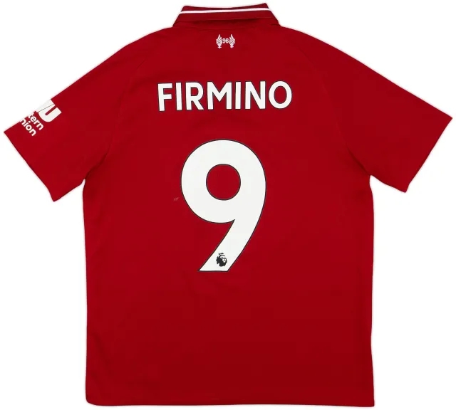 2018-19 Liverpool Home Shirt Firmino #9 - 7/10 - (S)