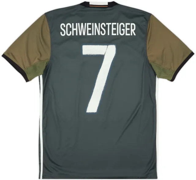 2015-17 Germany Away Shirt Schweinsteiger #7 - 7/10 - (M)