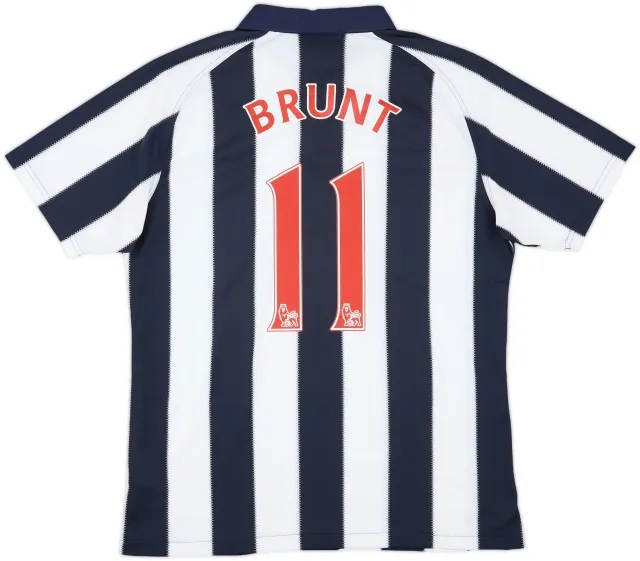 2010-11 West Brom Home Shirt Brunt #11 - 7/10 - (M)