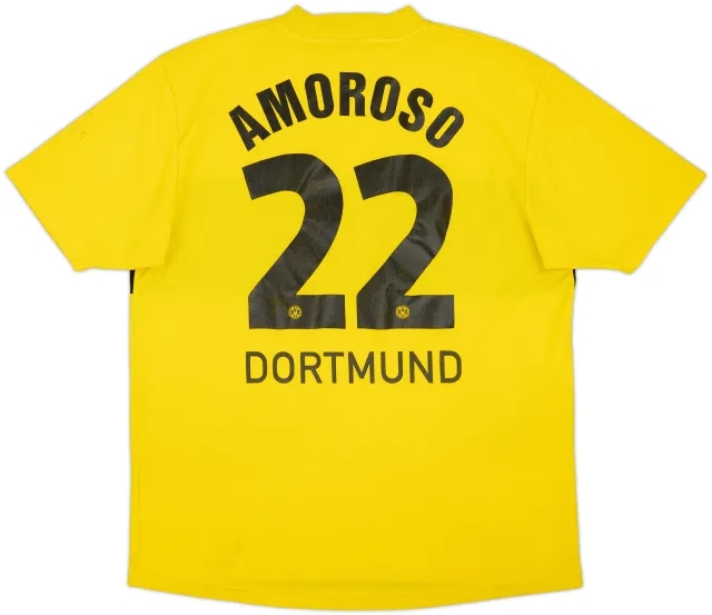 2002-03 Borussia Dortmund Home Shirt Amoroso #22 - 4/10 - (XL)