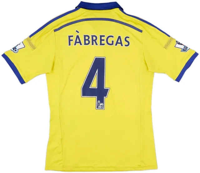 2014-15 Chelsea Away Shirt Fabregas #4 - 7/10 - (S)
