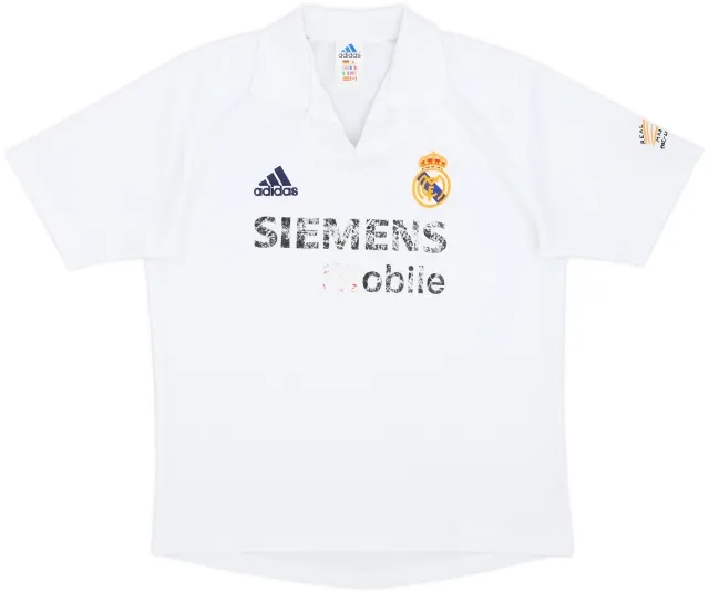 2002-03 Real Madrid Centenary Home Shirt - 5/10 - (L.Boys)