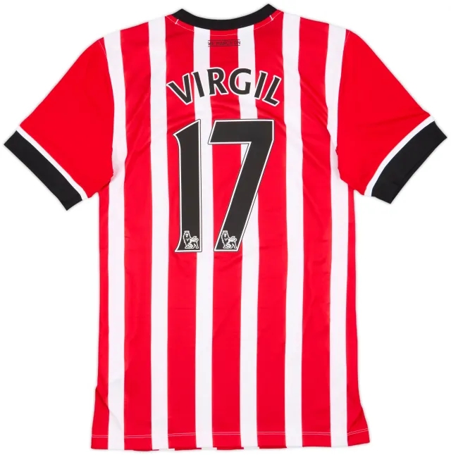 2016-17 Southampton Home Shirt Virgil #17 - 10/10 - (S)
