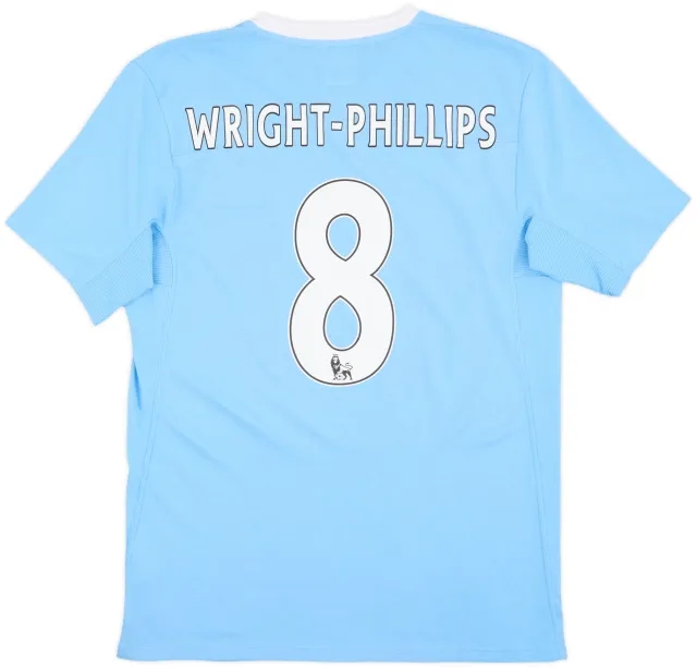 2010-11 Manchester City Home Shirt Wright-Phillips #8 - 8/10 - (M)