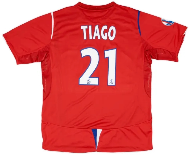 2006-07 Lyon Away Shirt Tiago #21 - 6/10 - (XL)